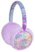 Winter new earmuffs fade color knitted warm earmuffs student plush earmuffs